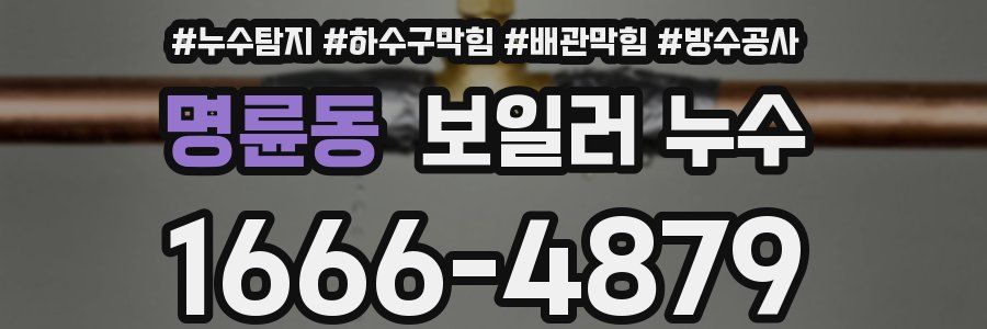 명륜동 보일러 누수
