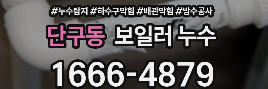단구동 보일러 누수
