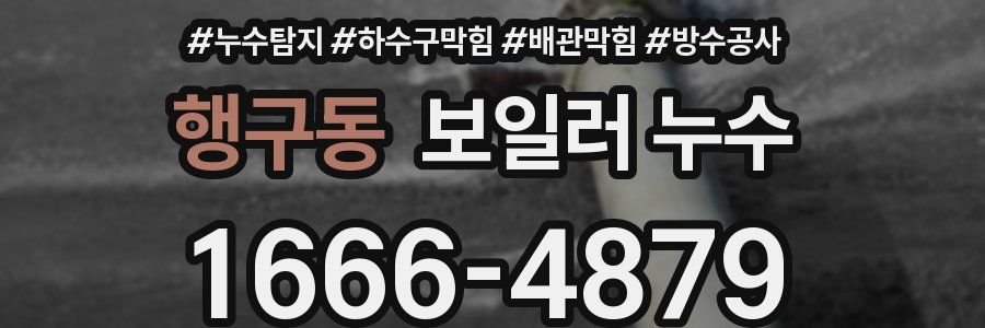 행구동 보일러 누수
