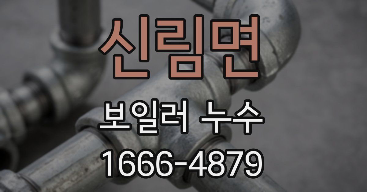 신림면 보일러 누수