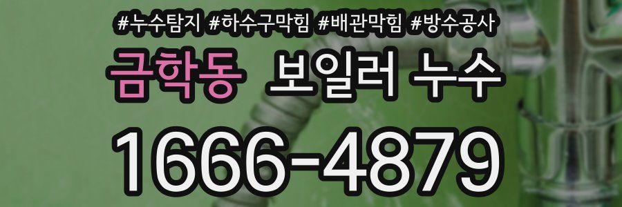 금학동 보일러 누수