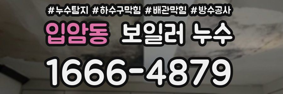 입암동 보일러 누수