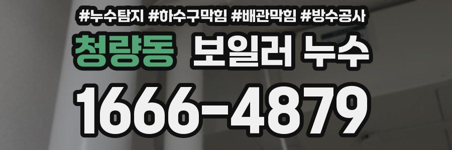 청량동 보일러 누수