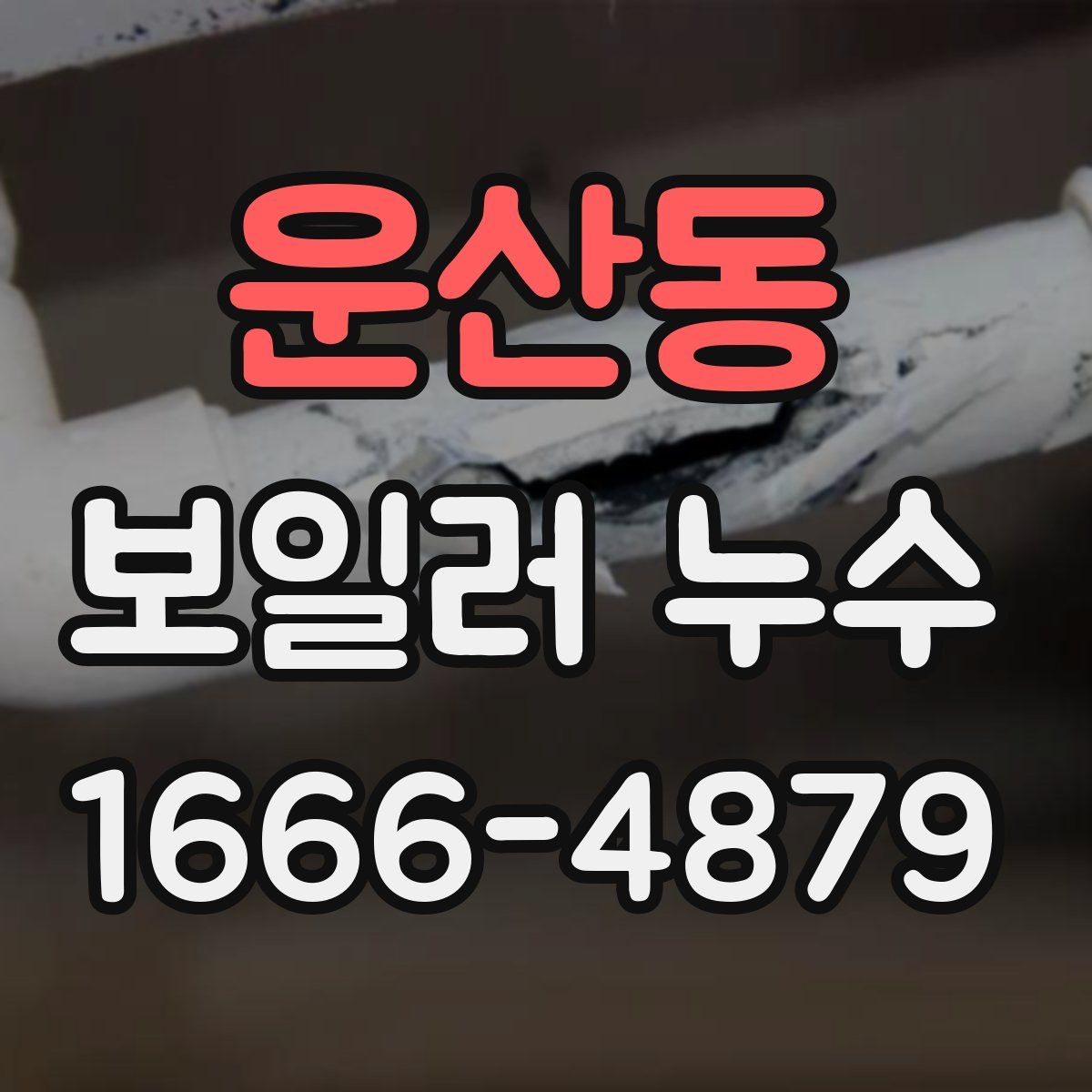 운산동 보일러 누수