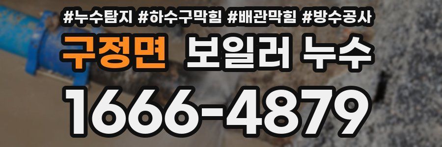 구정면 보일러 누수