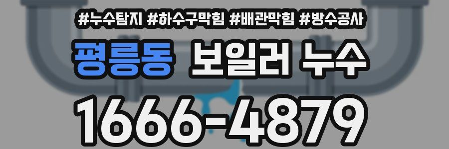 평릉동 보일러 누수