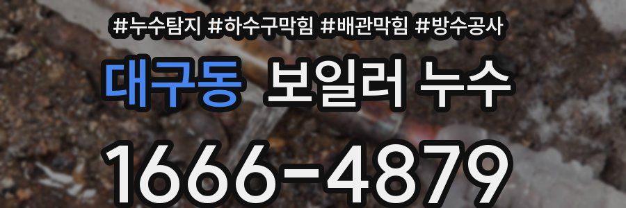 대구동 보일러 누수