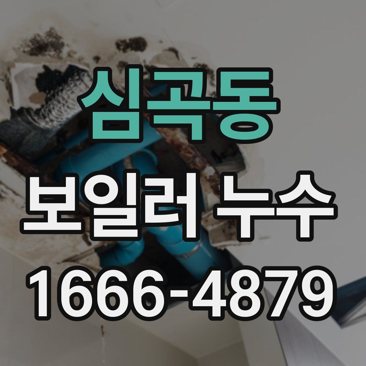 심곡동 보일러 누수