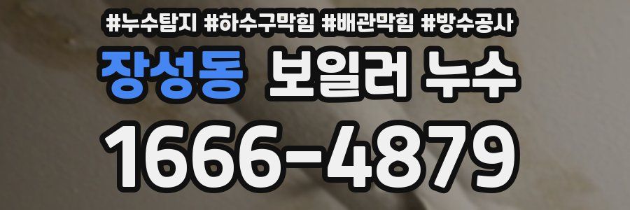 장성동 보일러 누수