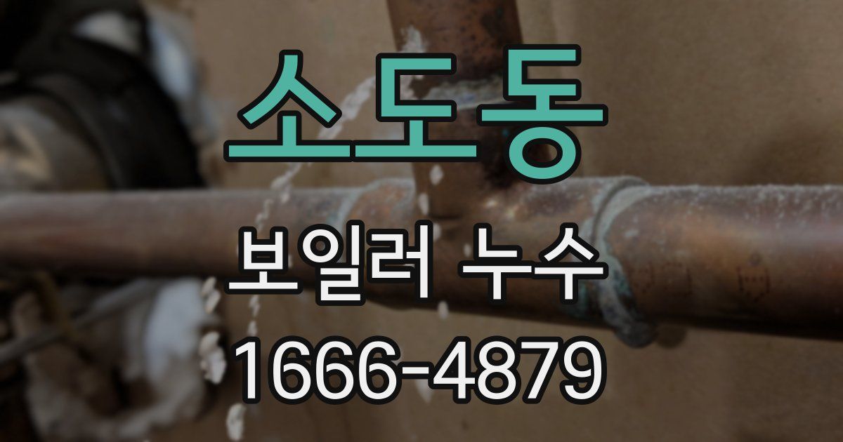 소도동 보일러 누수