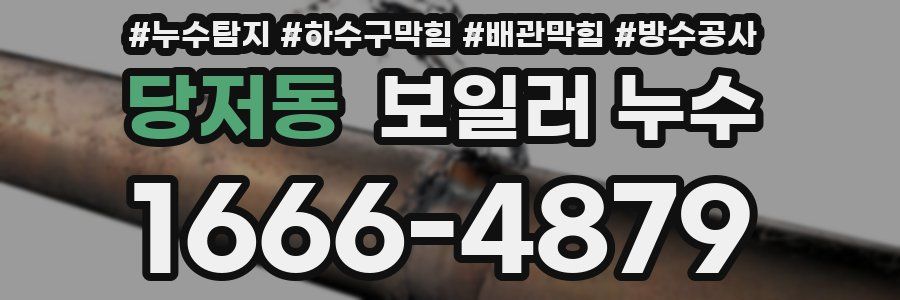 당저동 보일러 누수