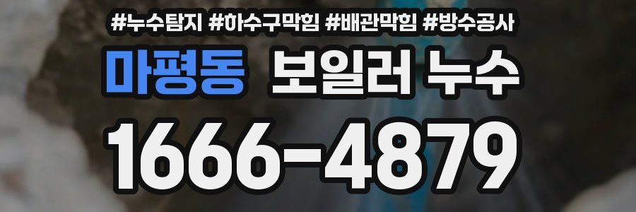 마평동 보일러 누수