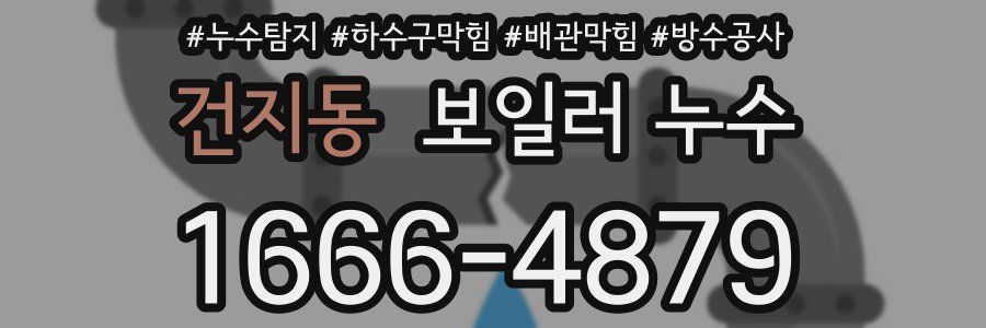 건지동 보일러 누수