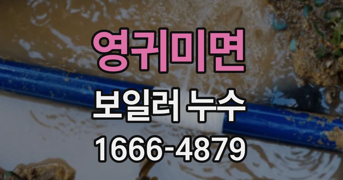 영귀미면 보일러 누수