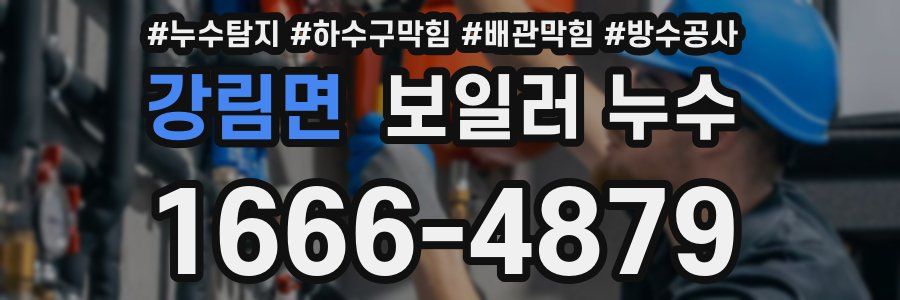 강림면 보일러 누수