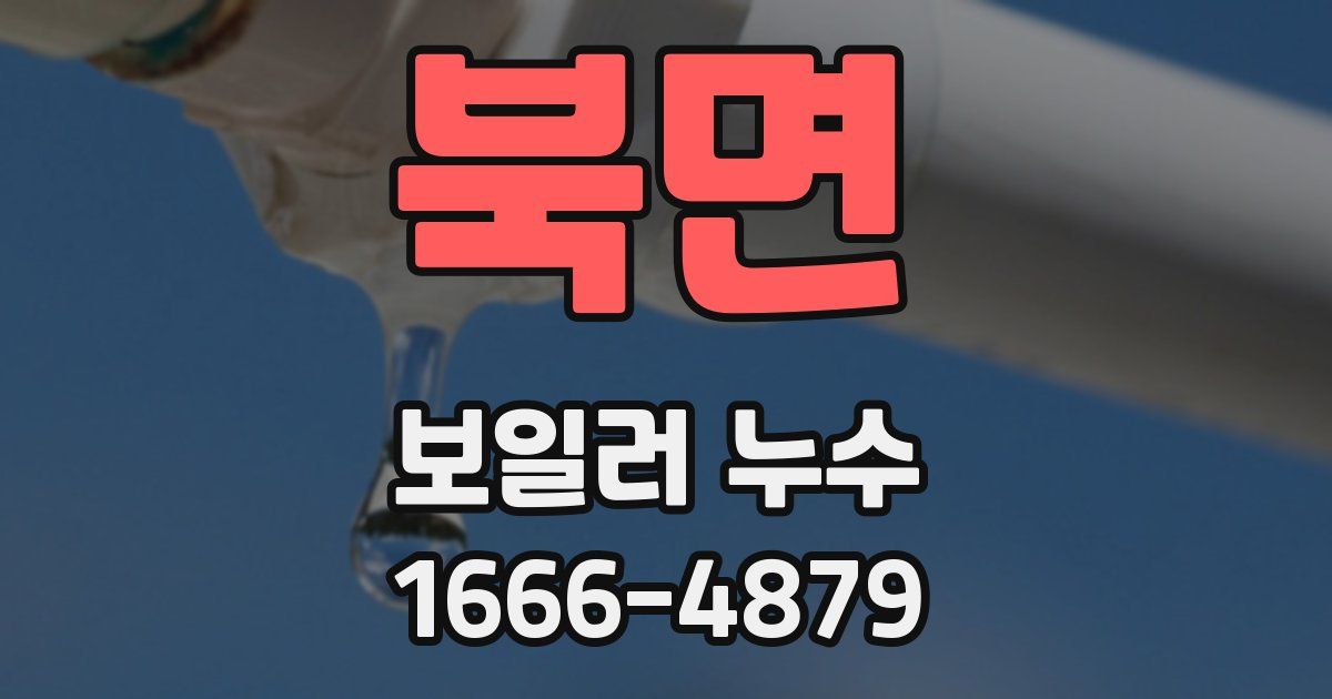 북면 보일러 누수