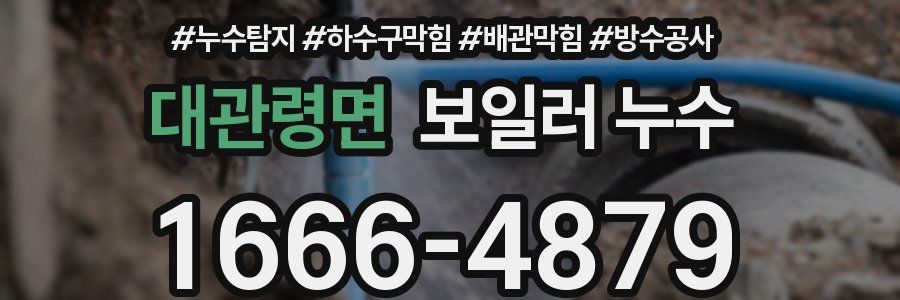 대관령면 보일러 누수