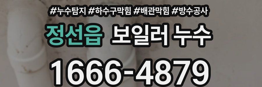 정선읍 보일러 누수