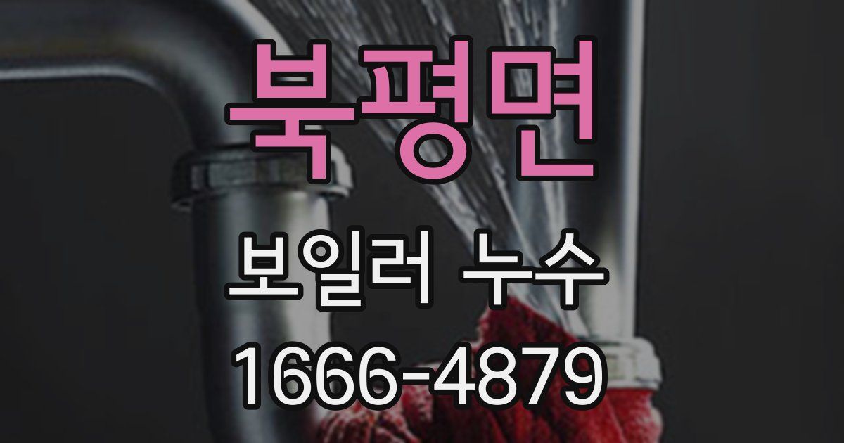 북평면 보일러 누수