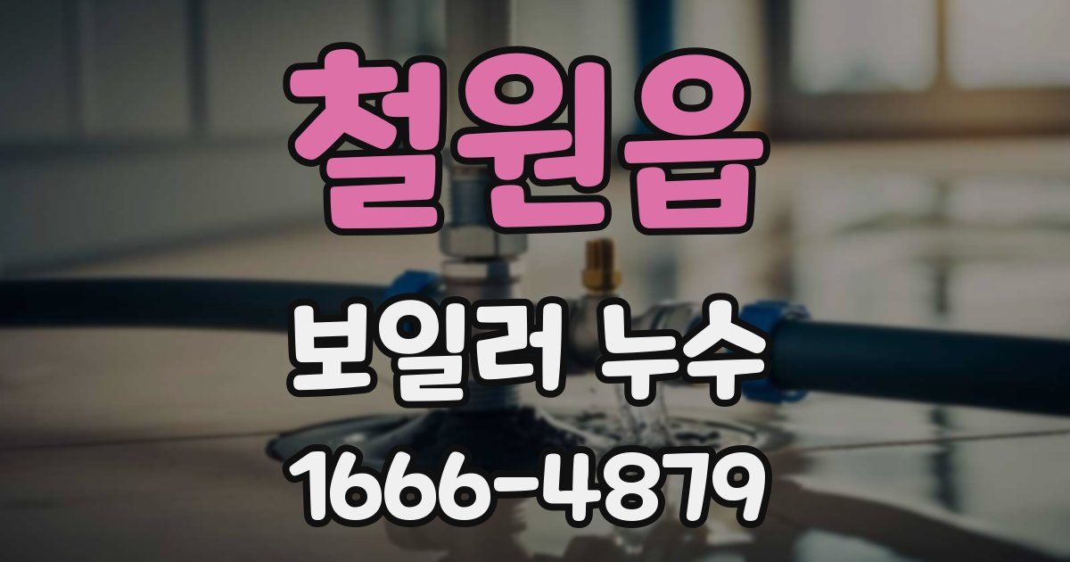 철원읍 보일러 누수