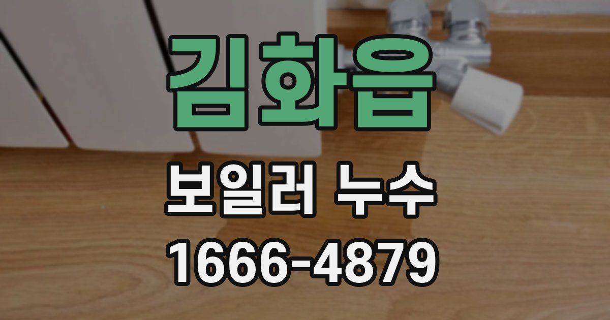 김화읍 보일러 누수