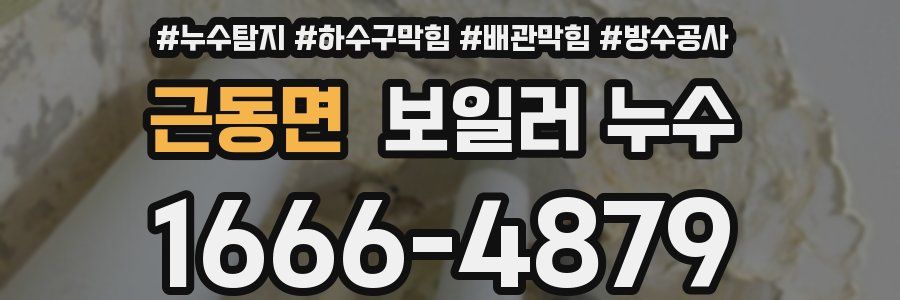 근동면 보일러 누수