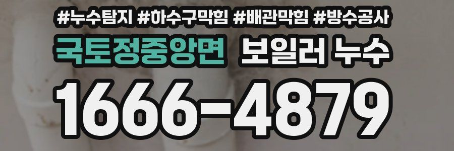 국토정중앙면 보일러 누수