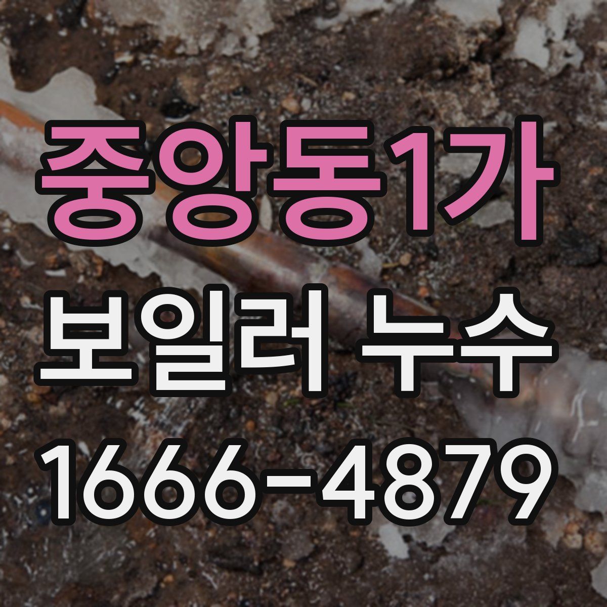 중앙동1가 보일러 누수
