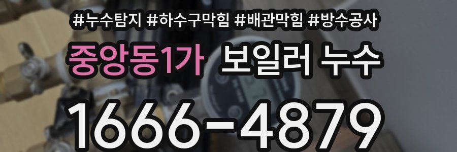 중앙동1가 보일러 누수