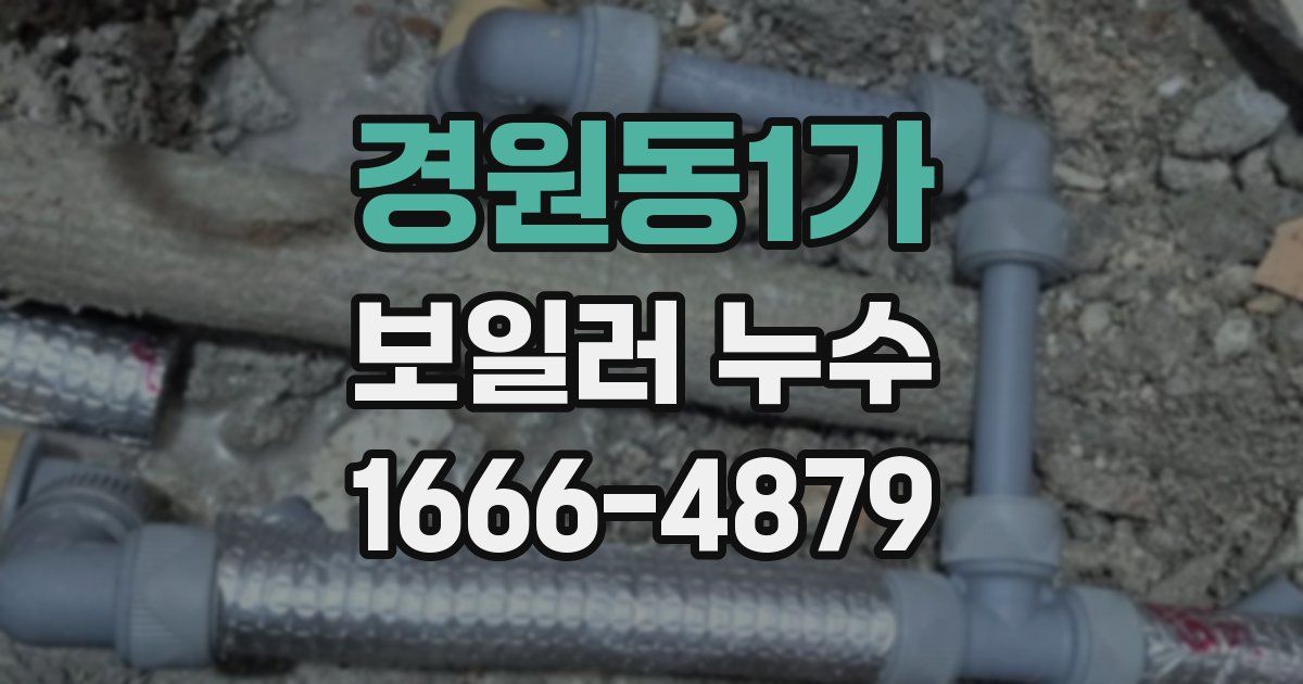 경원동1가 보일러 누수