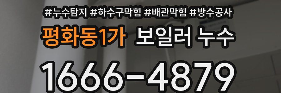 평화동1가 보일러 누수