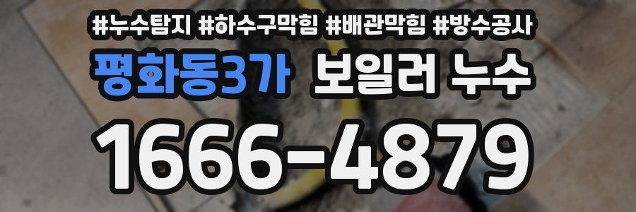 평화동3가 보일러 누수