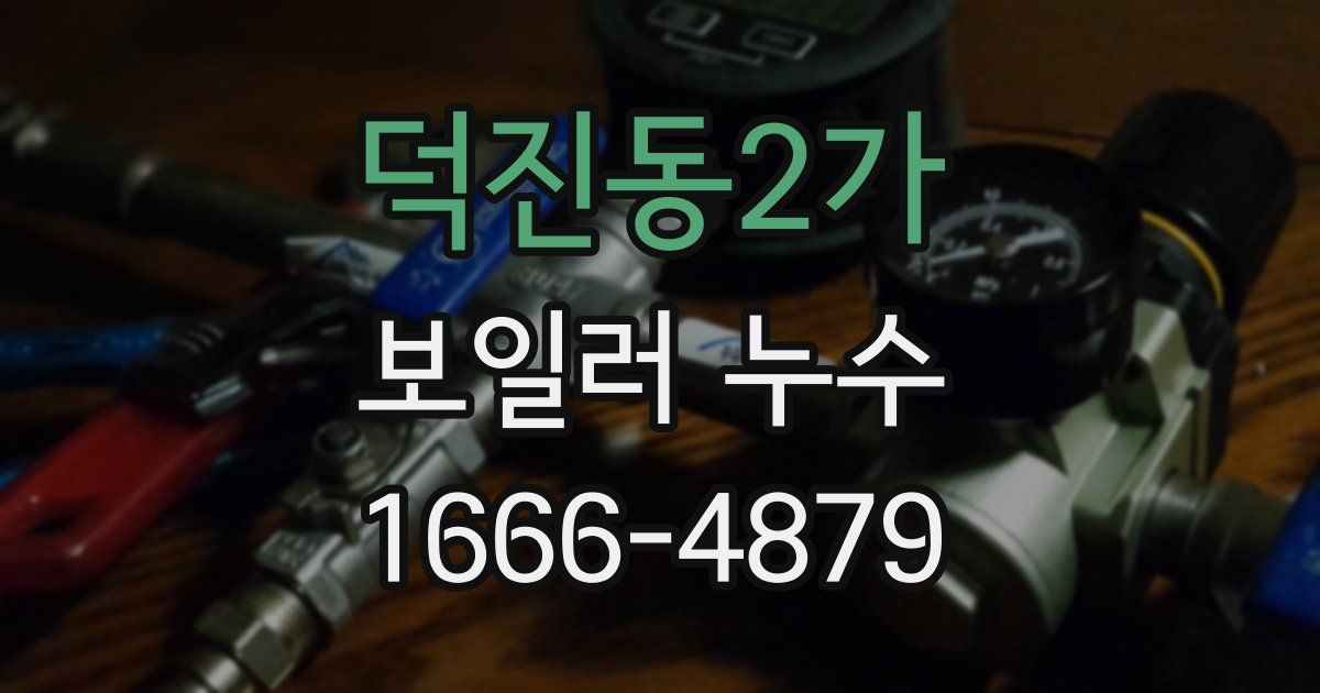 덕진동2가 보일러 누수