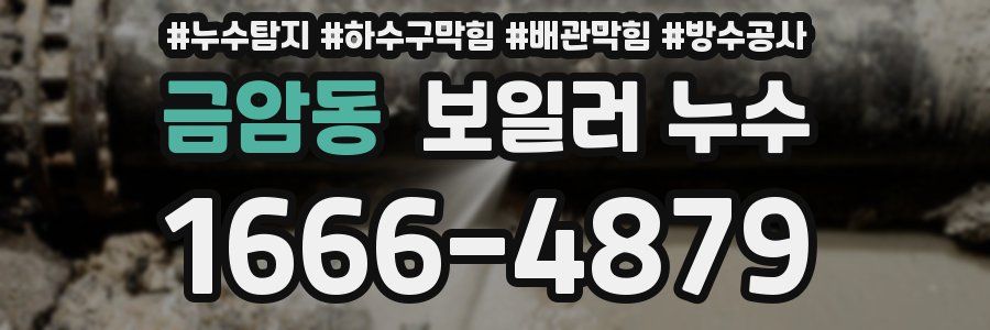 금암동 보일러 누수