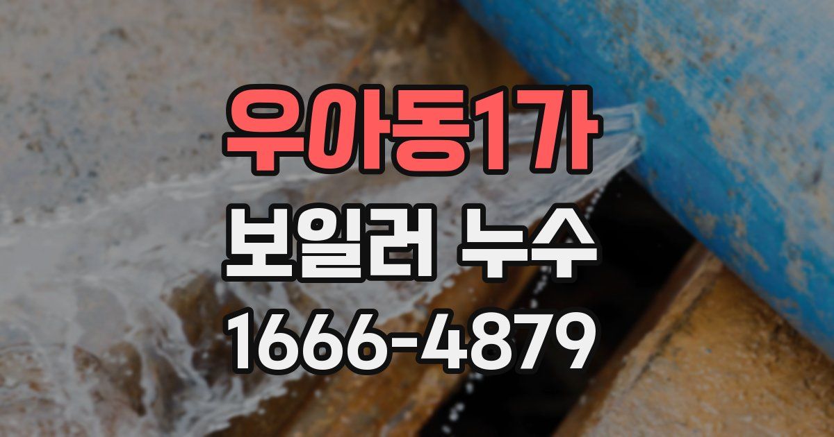 우아동1가 보일러 누수