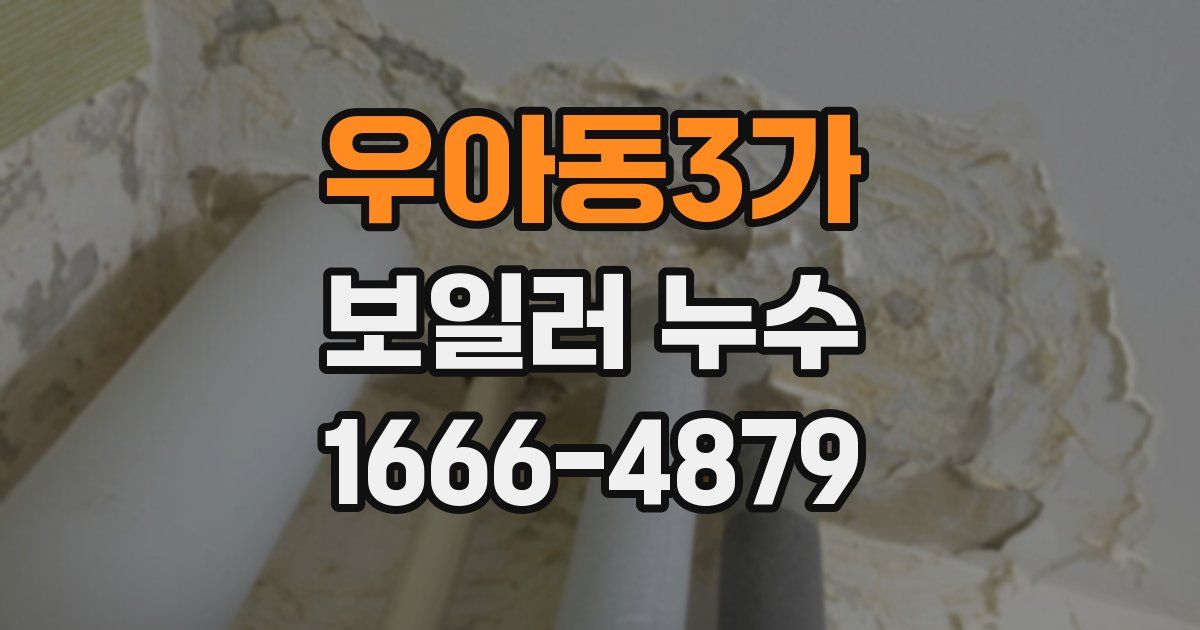 우아동3가 보일러 누수