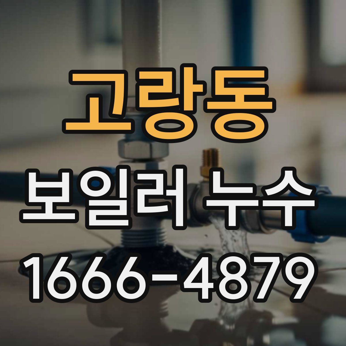 고랑동 보일러 누수