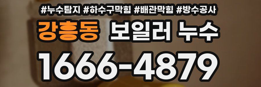 강흥동 보일러 누수