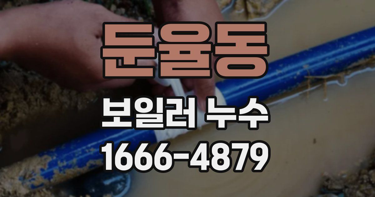 둔율동 보일러 누수