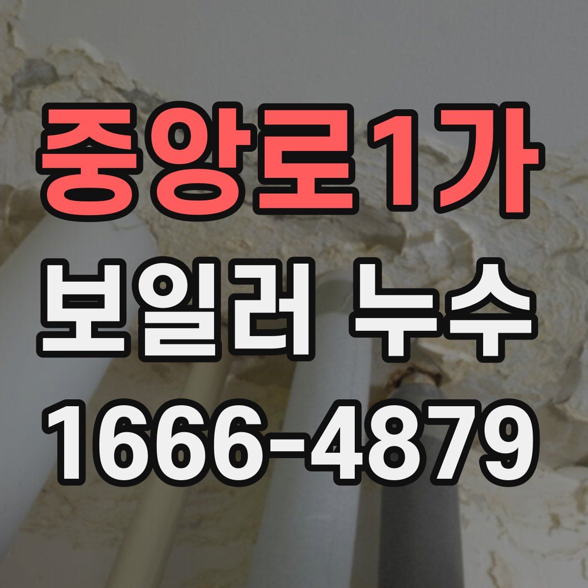 중앙로1가 보일러 누수