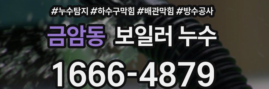 금암동 보일러 누수