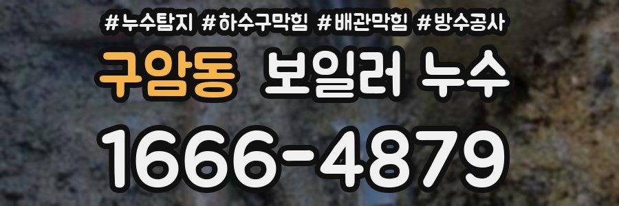 구암동 보일러 누수