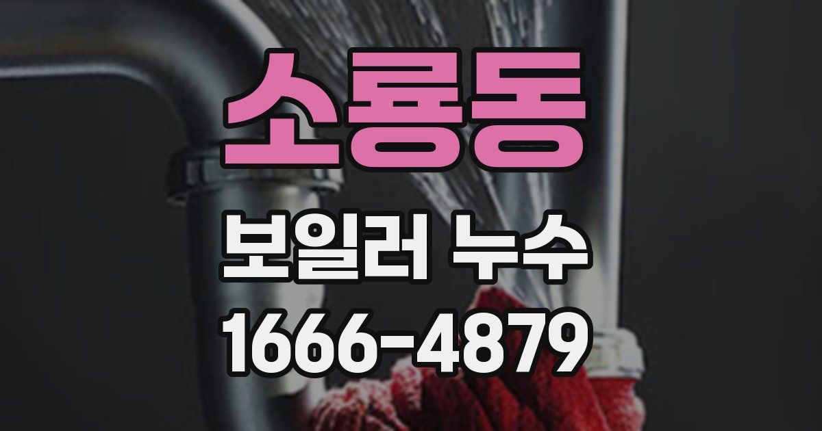 소룡동 보일러 누수