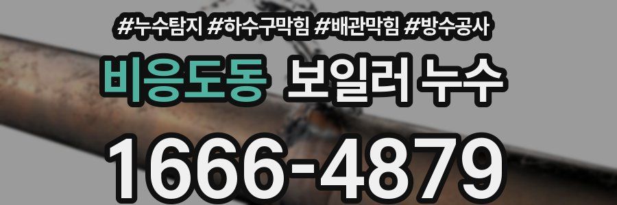 비응도동 보일러 누수