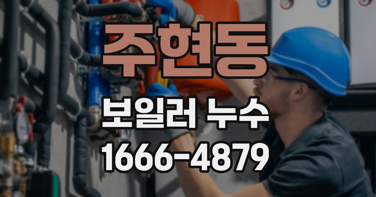 주현동 보일러 누수