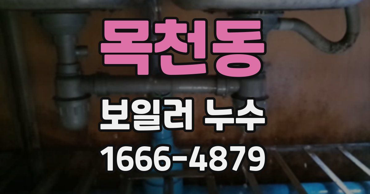 목천동 보일러 누수