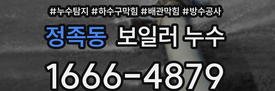 정족동 보일러 누수