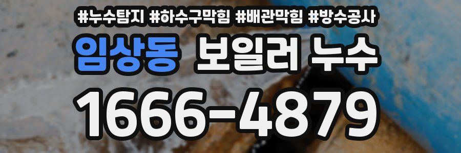 임상동 보일러 누수
