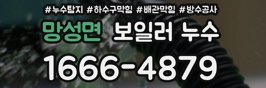 망성면 보일러 누수