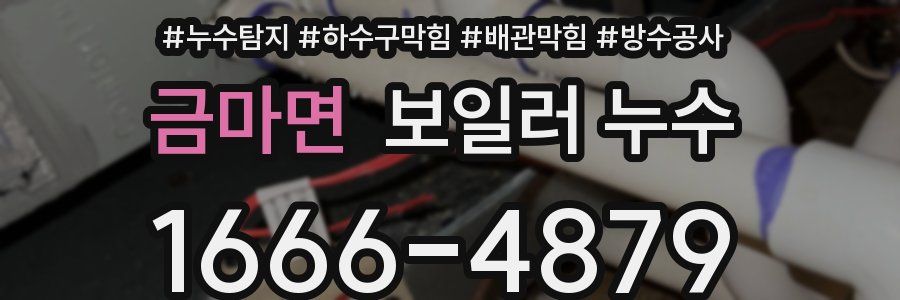 금마면 보일러 누수
